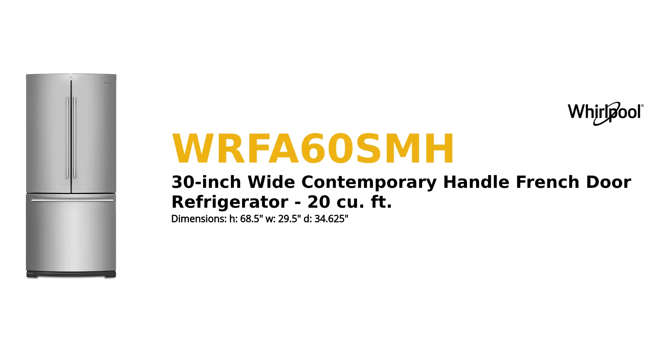 WRFA60SMH product brief thumbnail