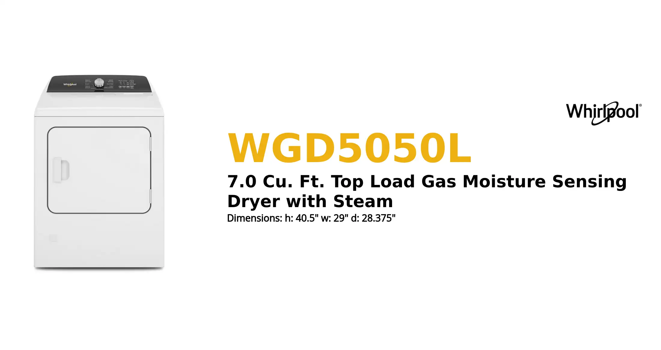 WGD5050L product brief thumbnail