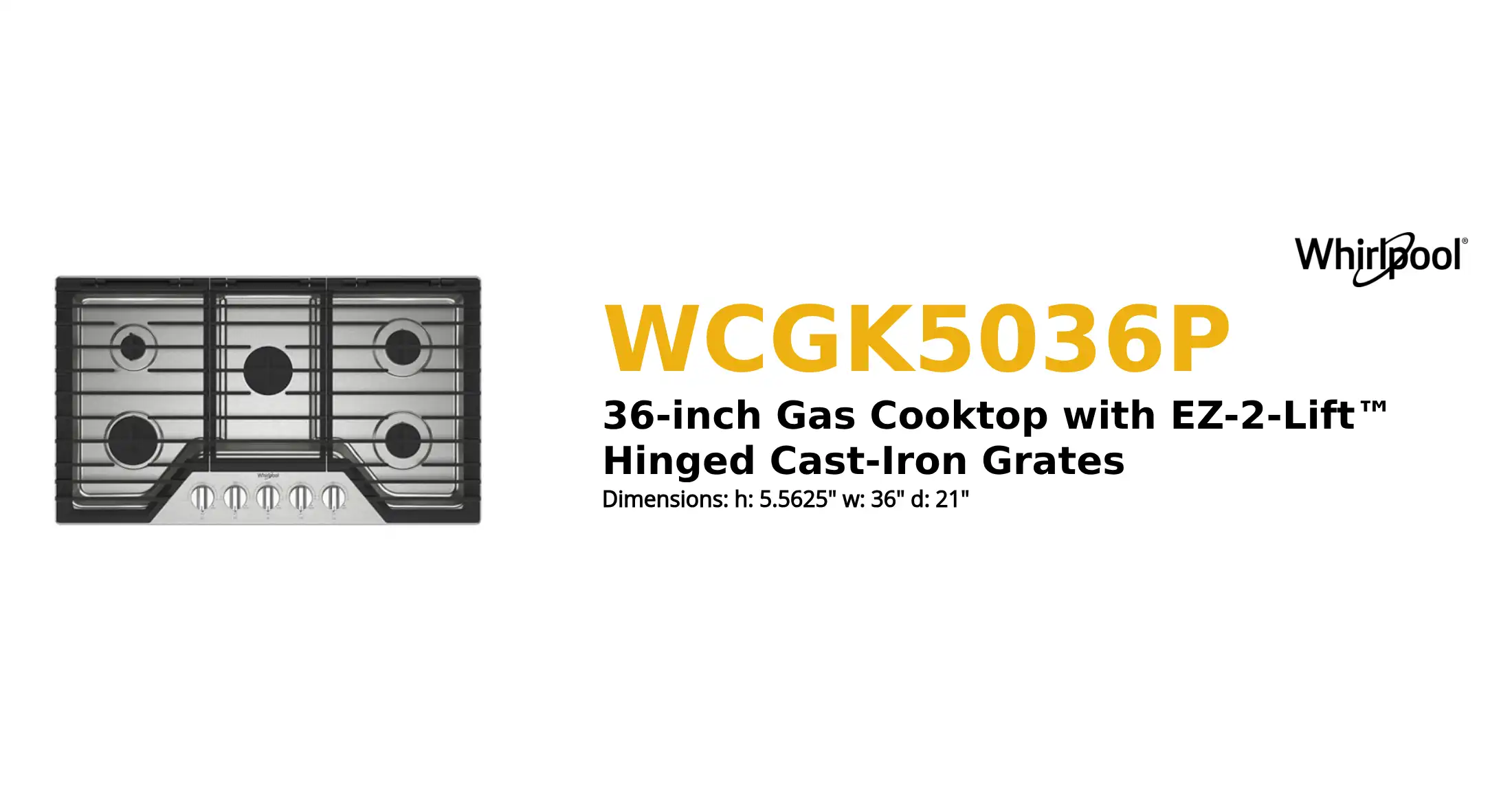 WCGK5036P product brief thumbnail