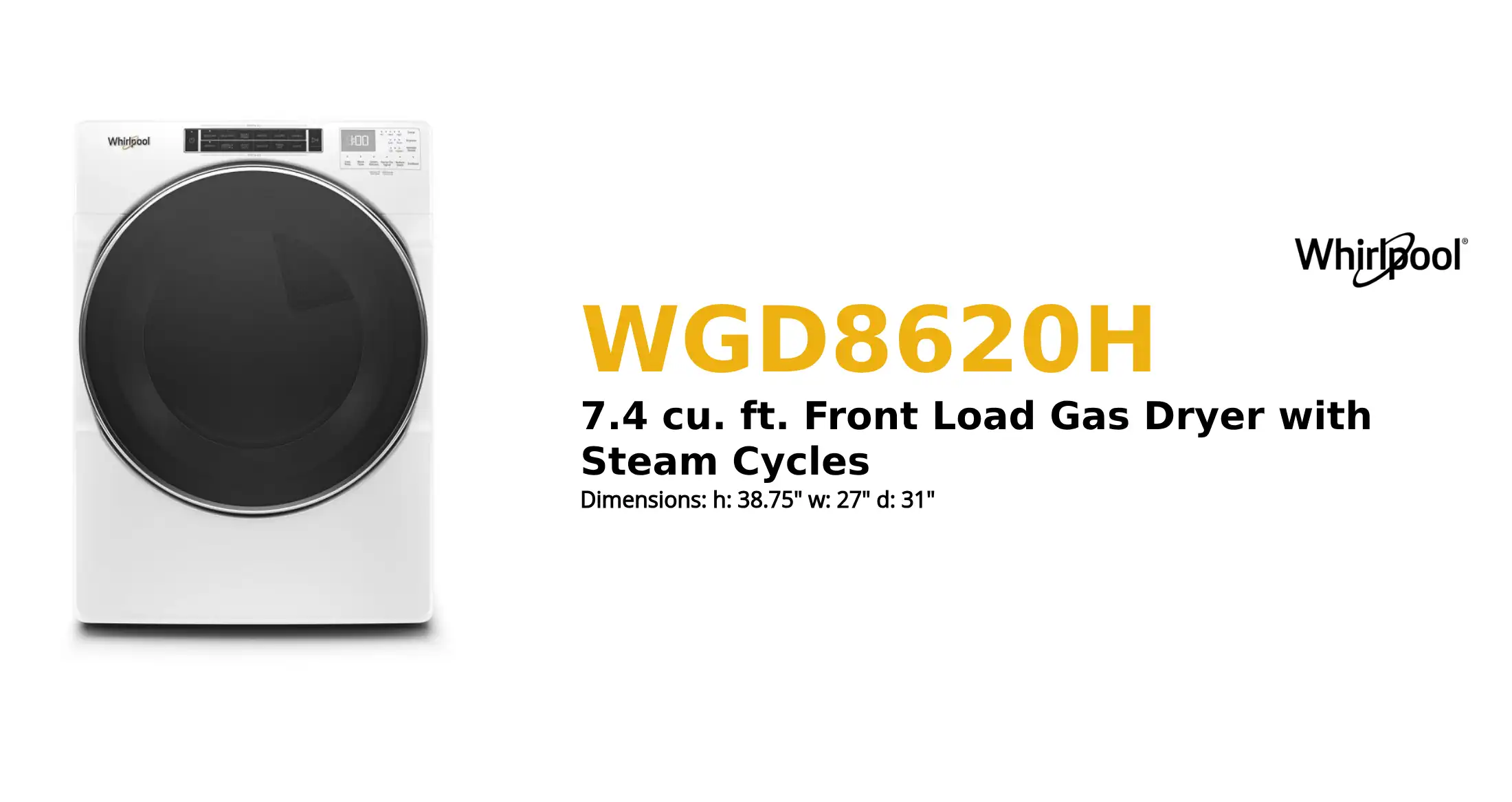 WGD8620H product brief thumbnail