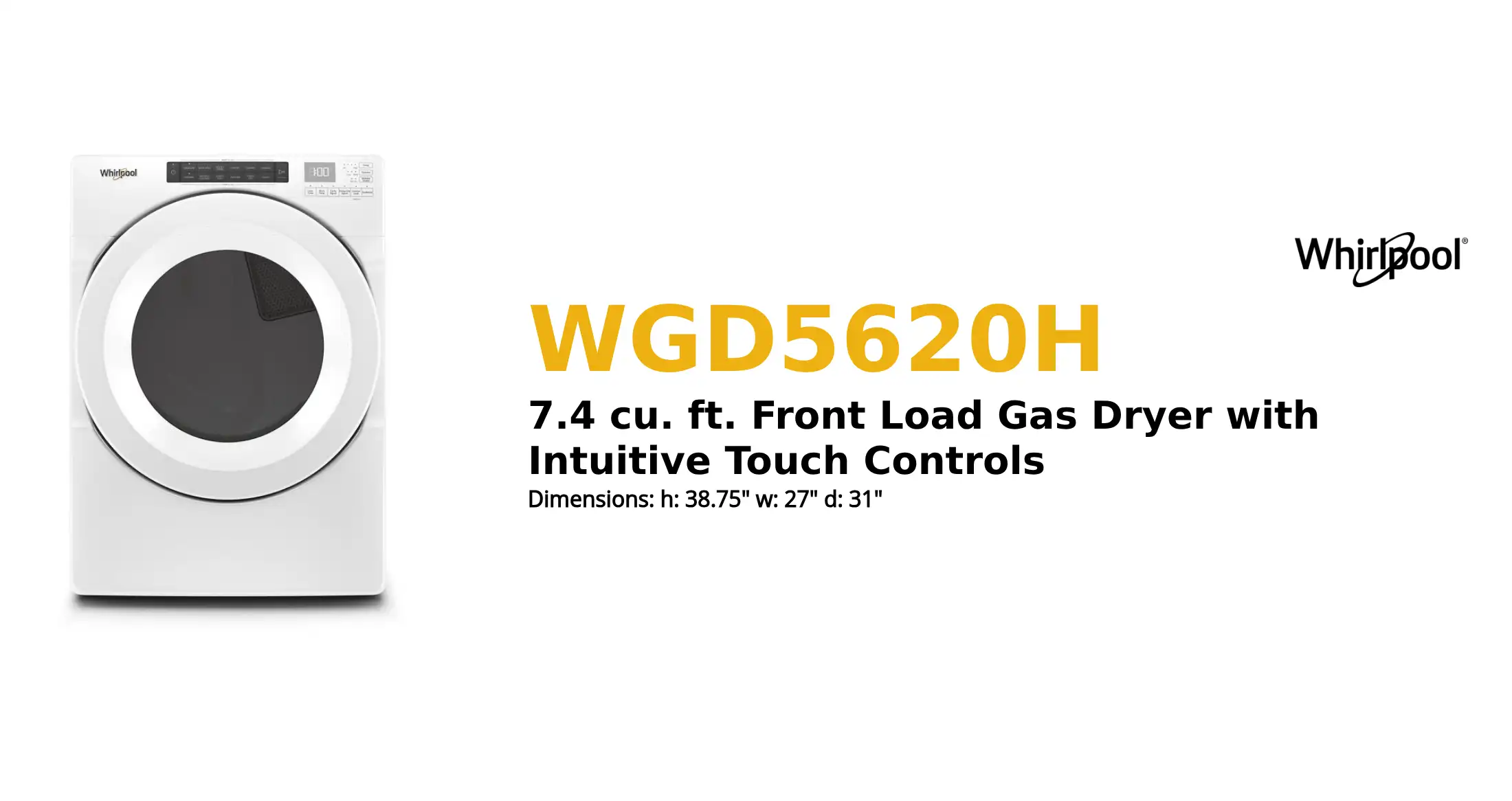 WGD5620H product brief thumbnail