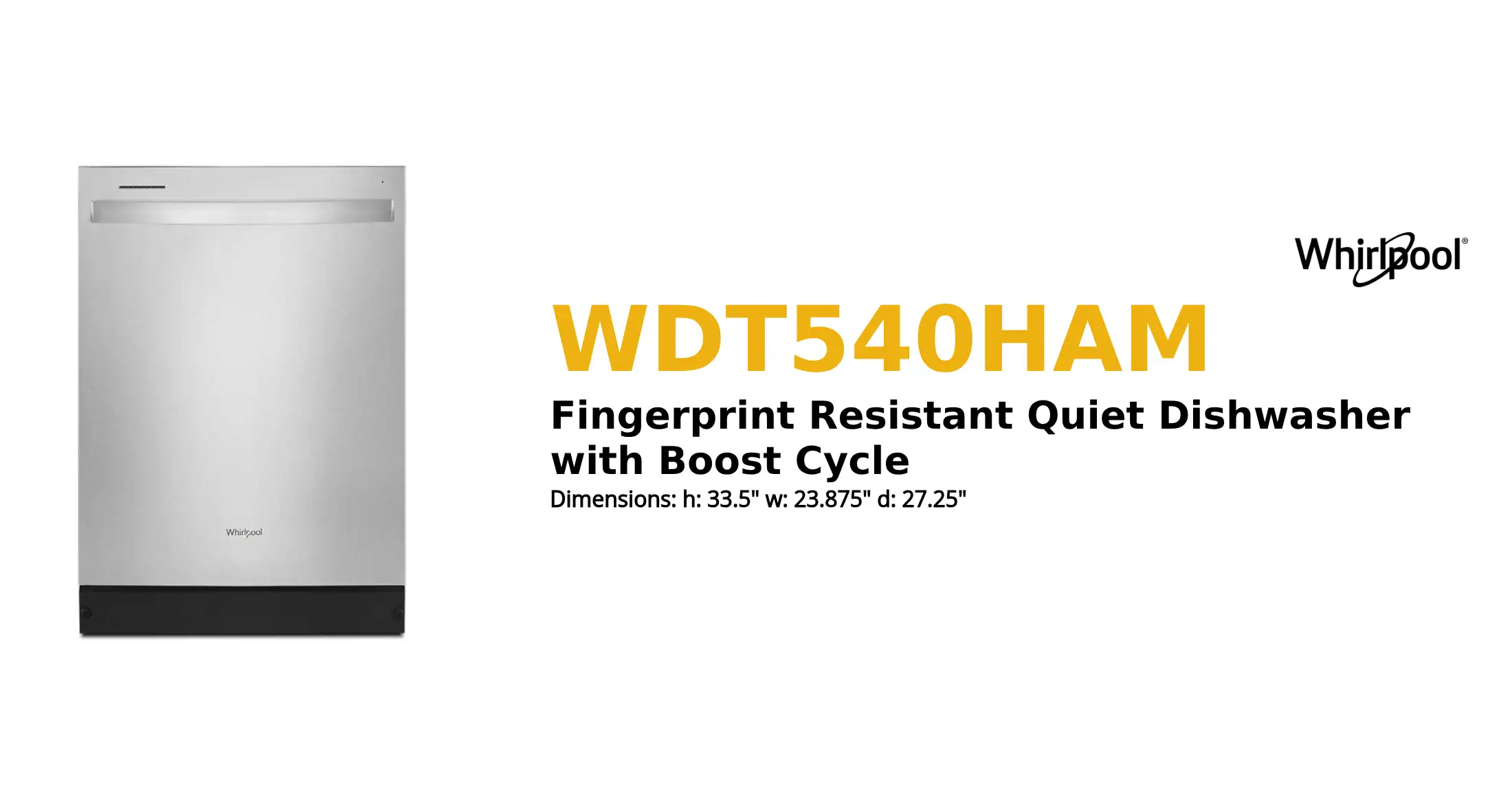 WDT540HAM product brief thumbnail