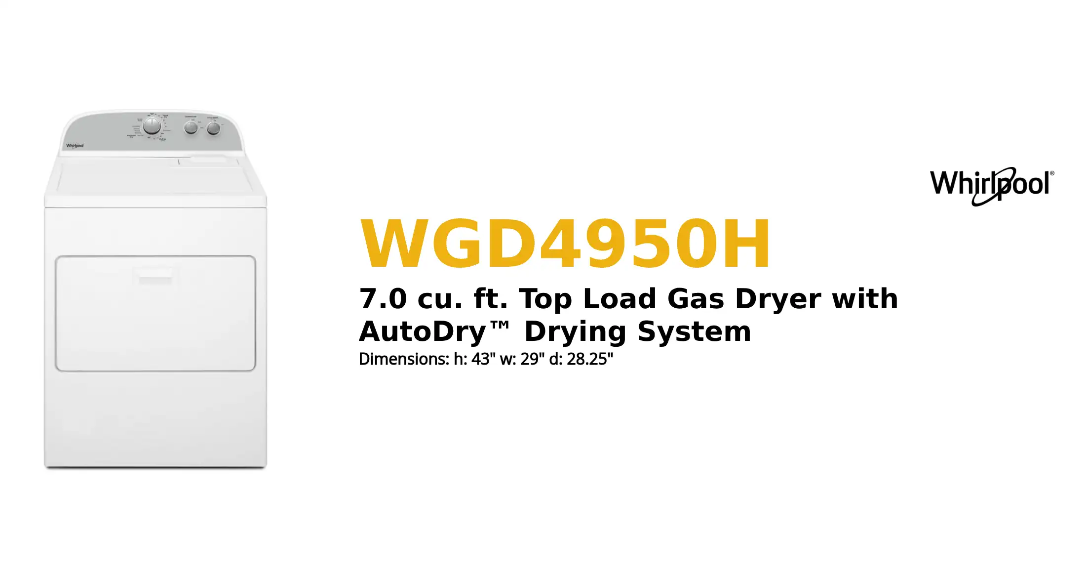 WGD4950H product brief thumbnail