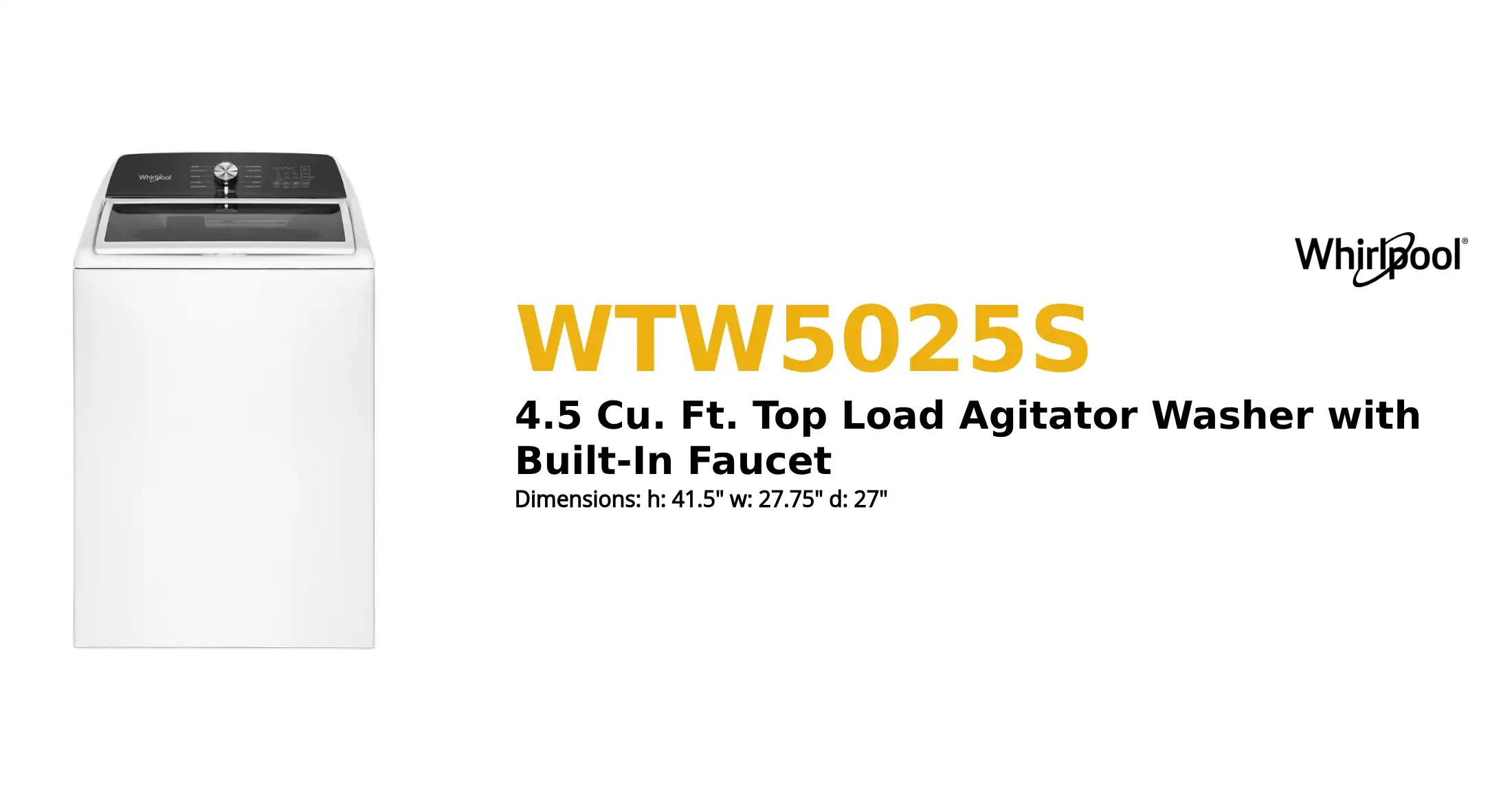 WTW5025S product brief thumbnail