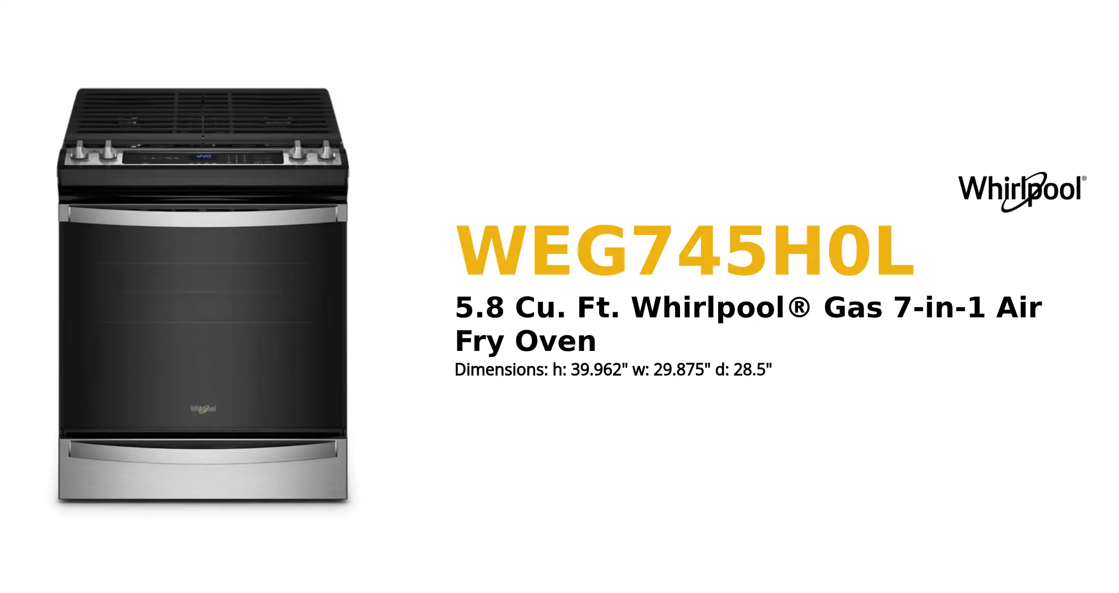 WEG745H0L product brief thumbnail