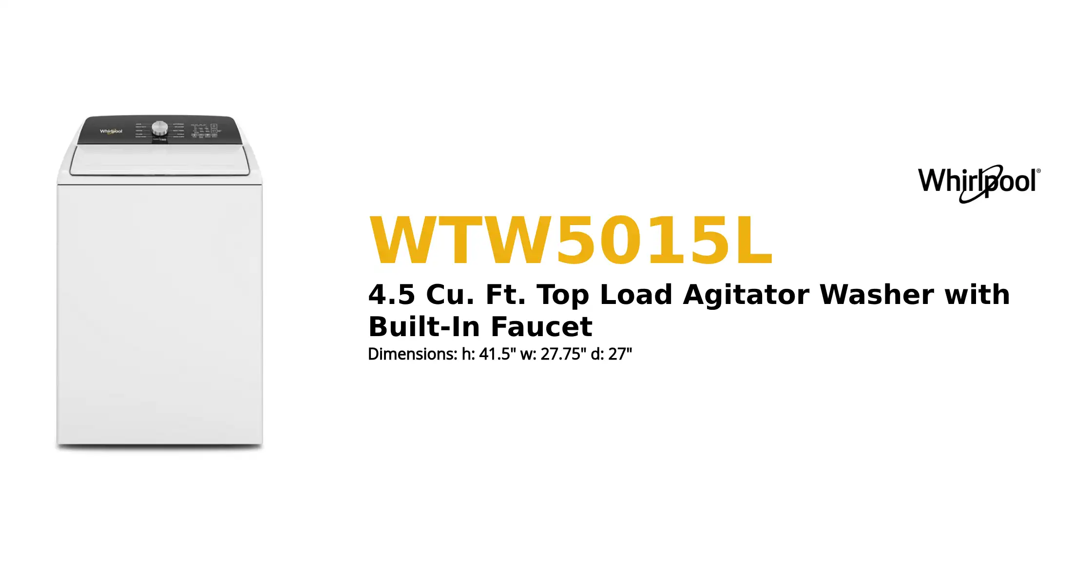 WTW5015L product brief thumbnail