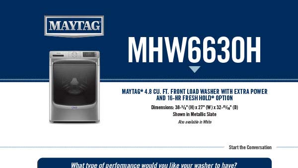 Maytag Washer MHW6630H