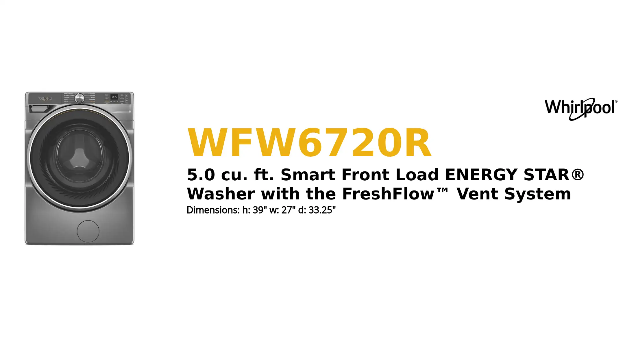 WFW6720R product brief thumbnail