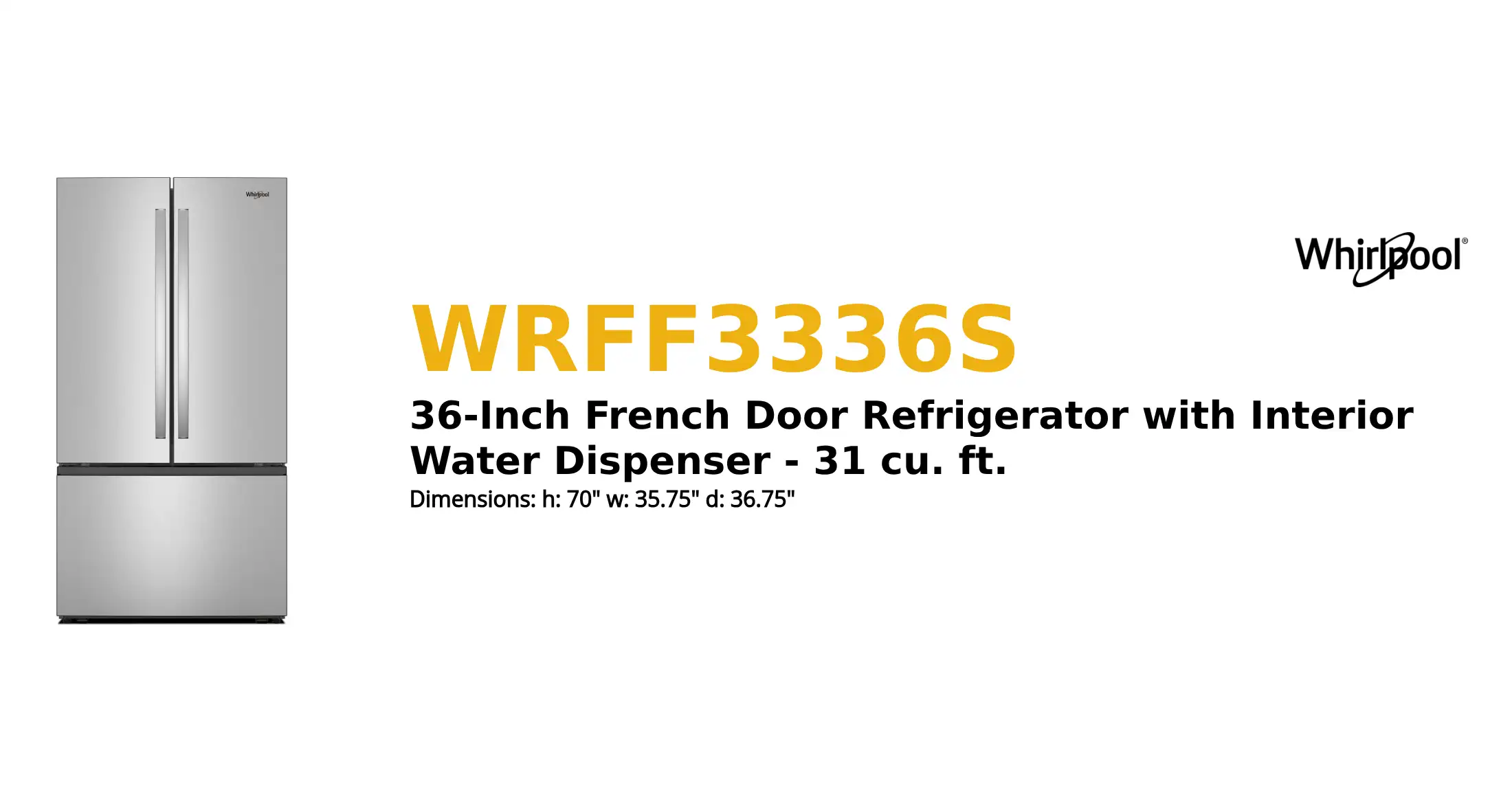 WRFF3336S product brief thumbnail