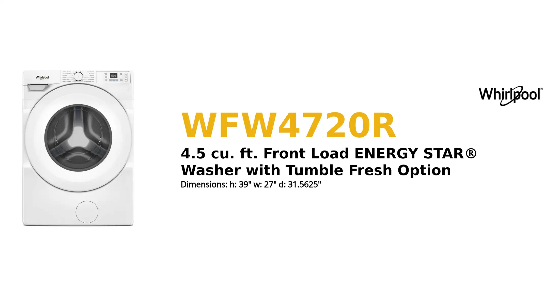 WFW4720R product brief thumbnail