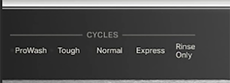 KDTS424S 5 Wash Cycles