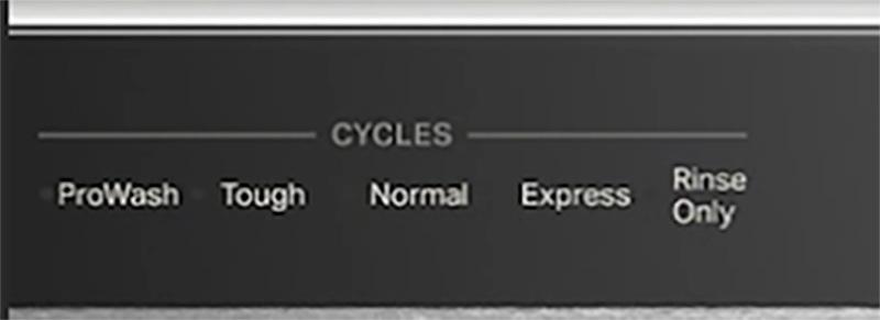 KDTS424S 5 Wash Cycles