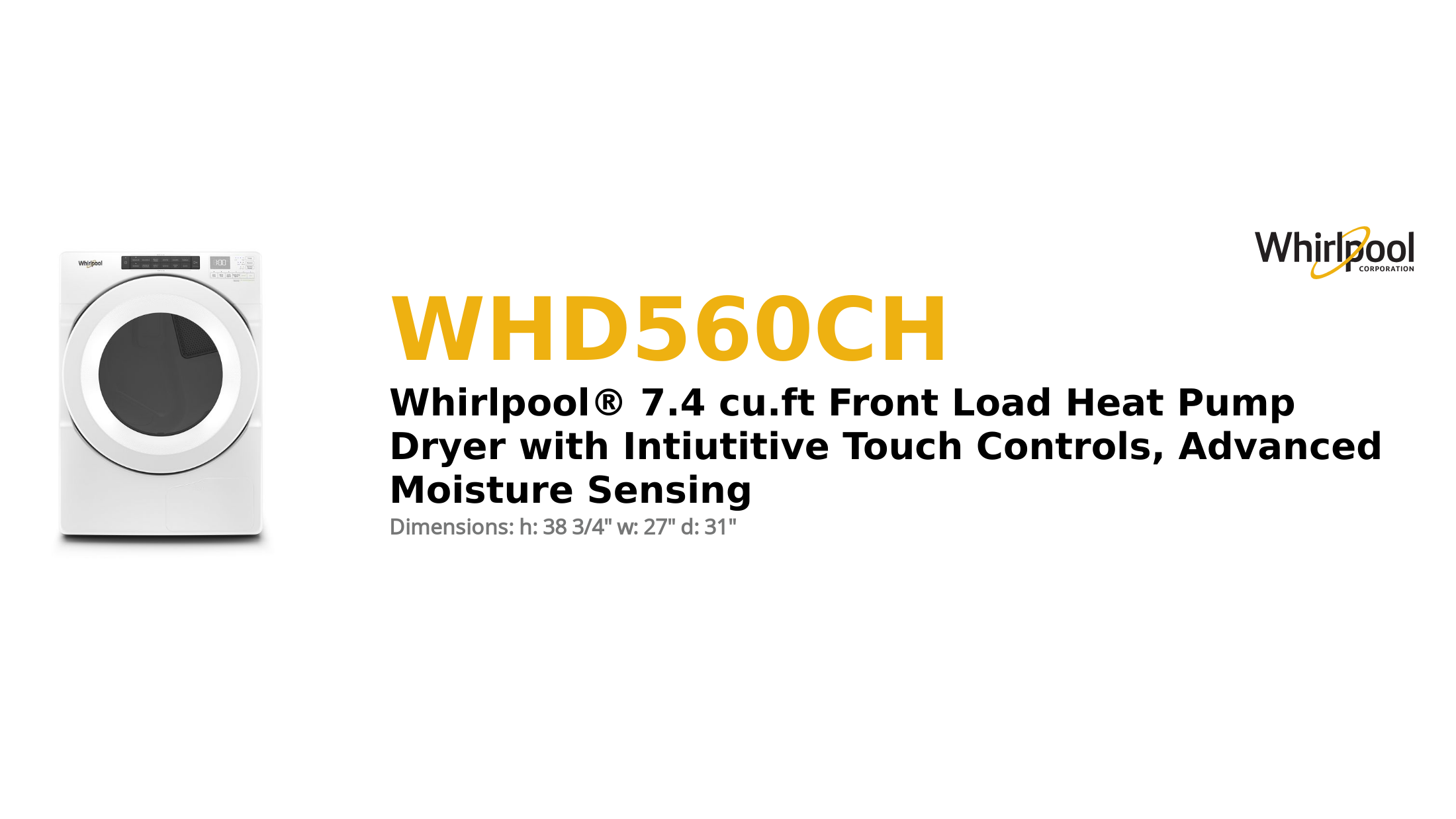 WHD560CH Product Brief