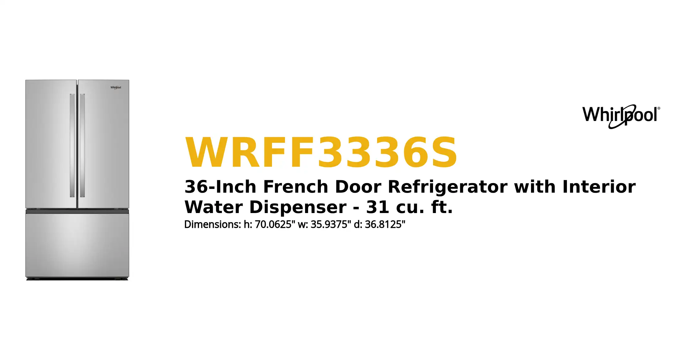 WRFF3336S product brief thumbnail
