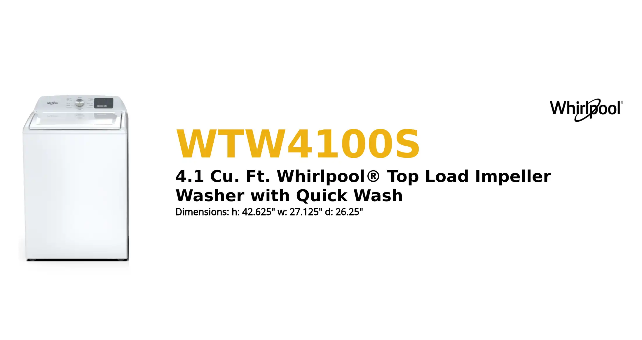 WTW4100S product brief thumbnail