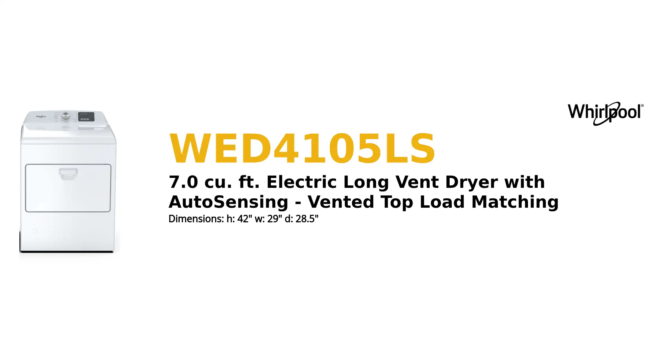 WED4105LS product brief thumbnail