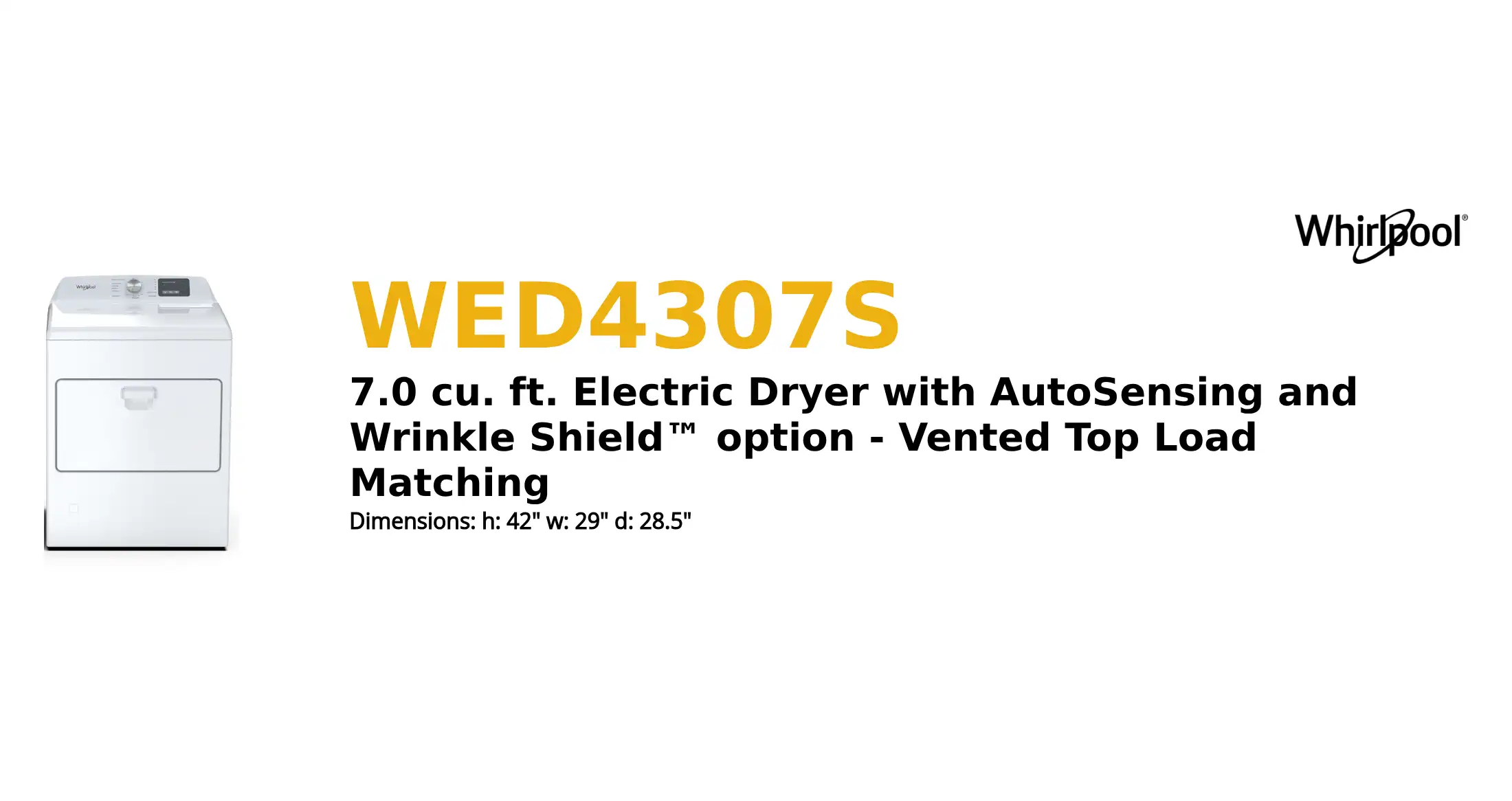 WED4307S product brief thumbnail