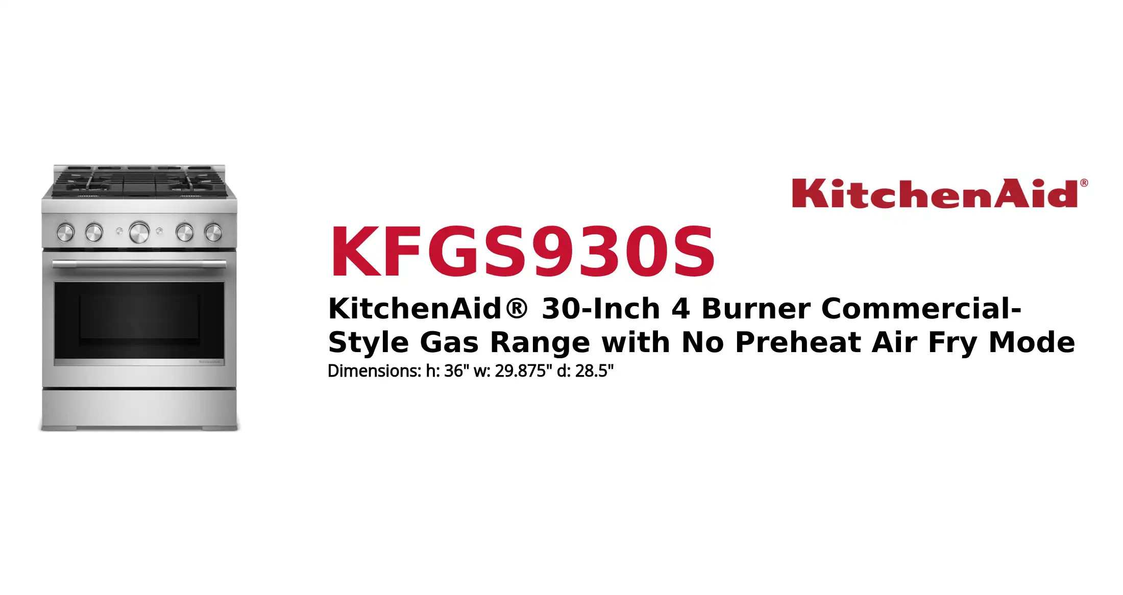 KFGS930S product brief thumbnail