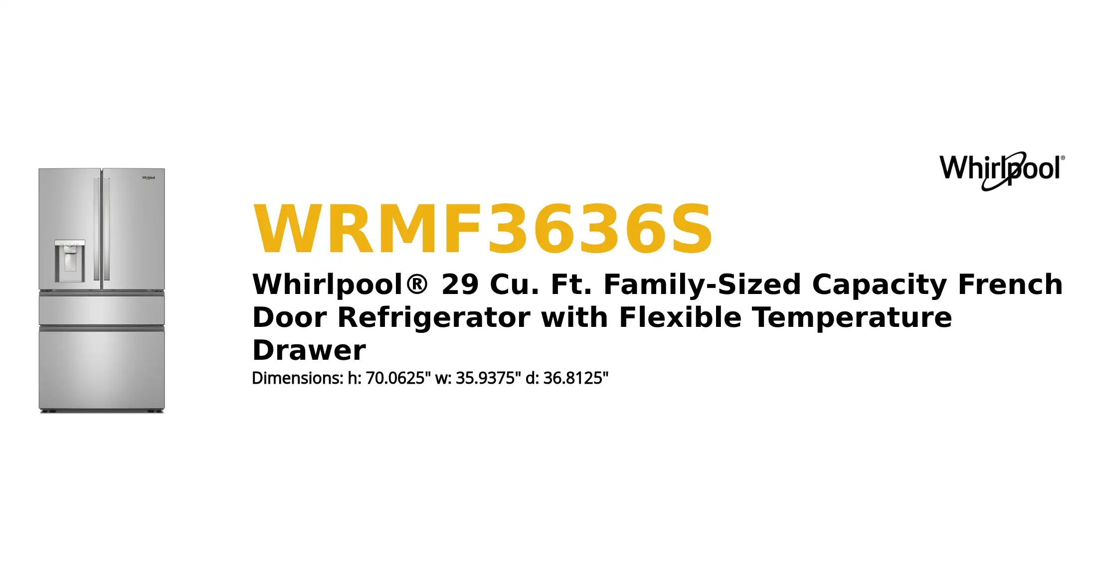 WRMF3636S product brief thumbnail
