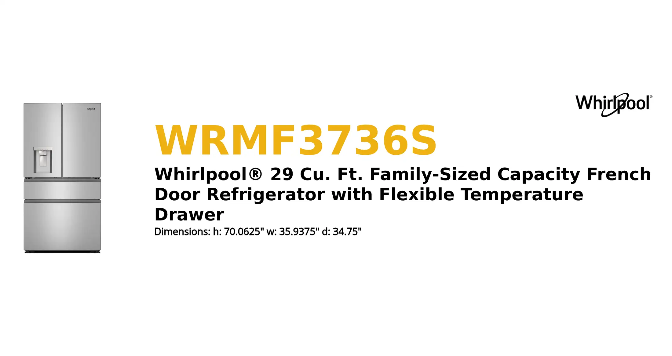 WRMF3736S product brief thumbnail