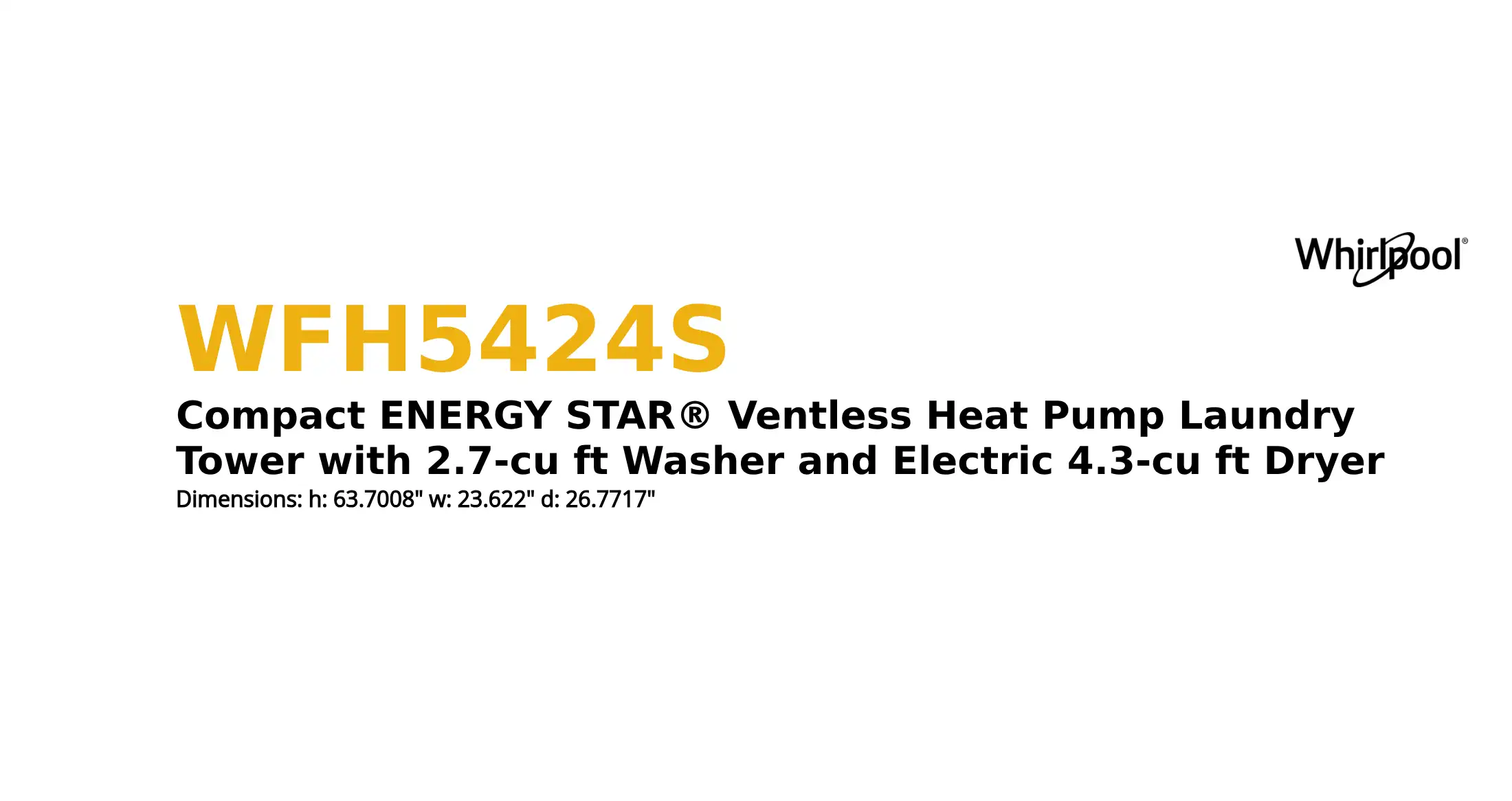 WFH5424S product brief thumbnail