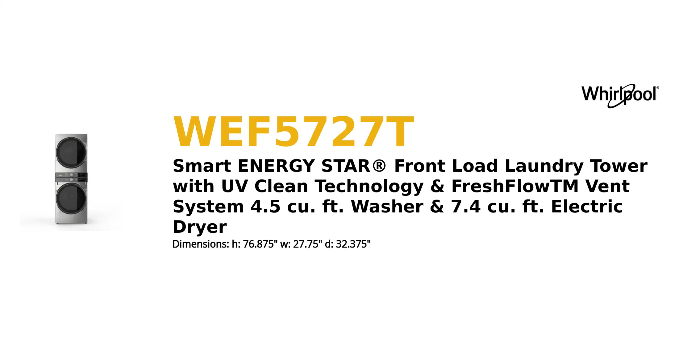 WEF5727T product brief thumbnail