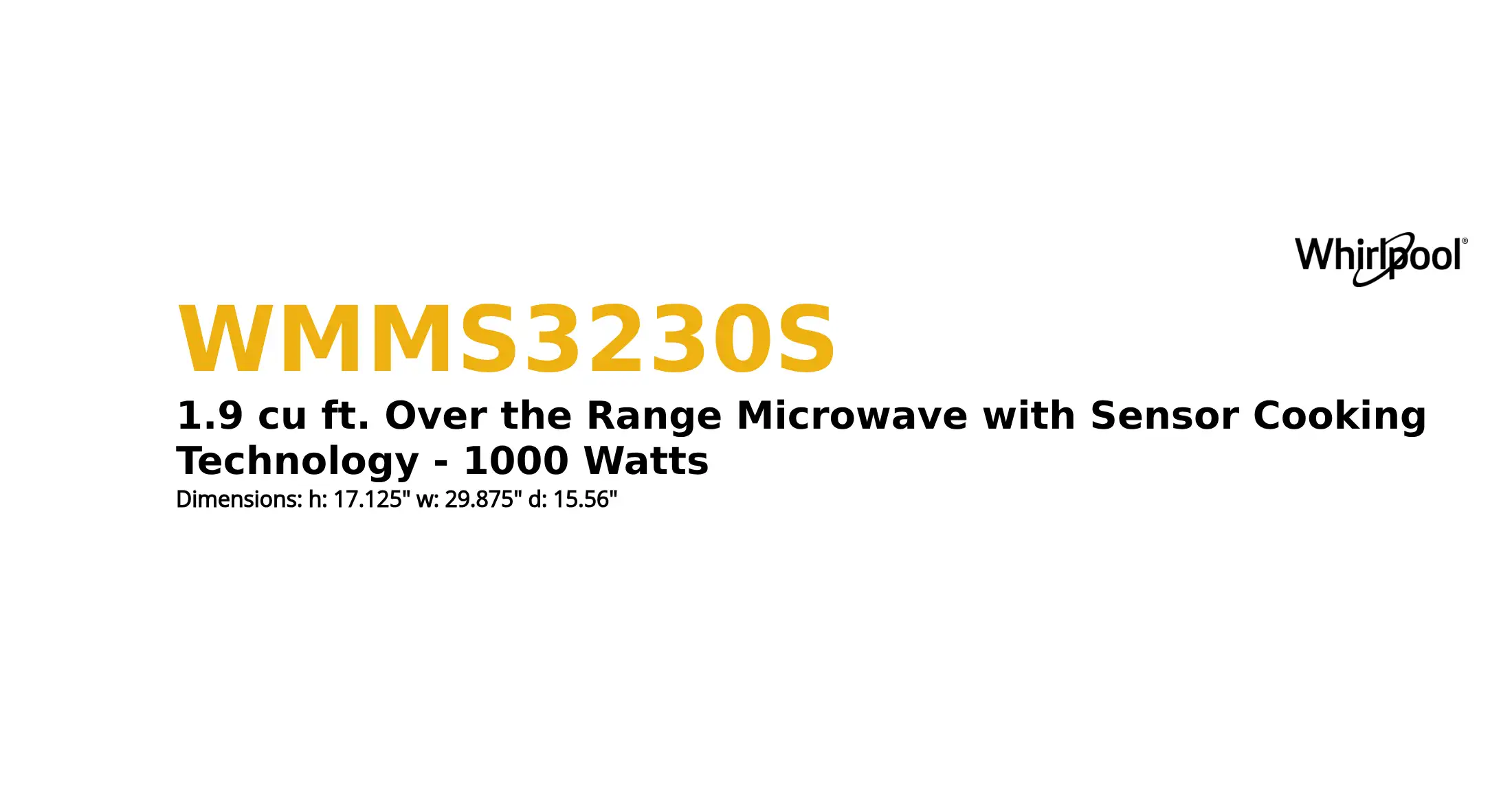 WMMS3230S product brief thumbnail