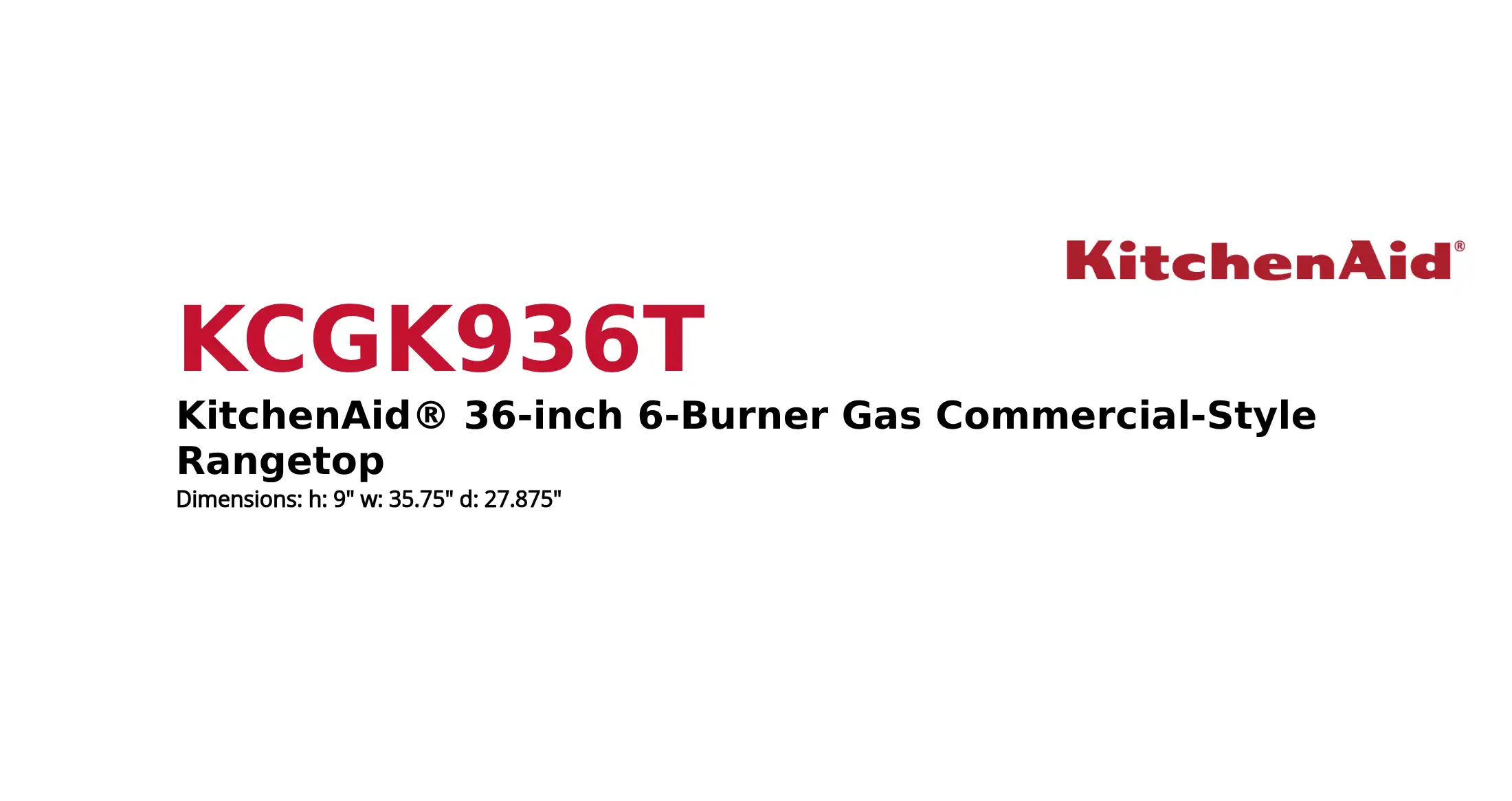 KCGK936T product brief thumbnail