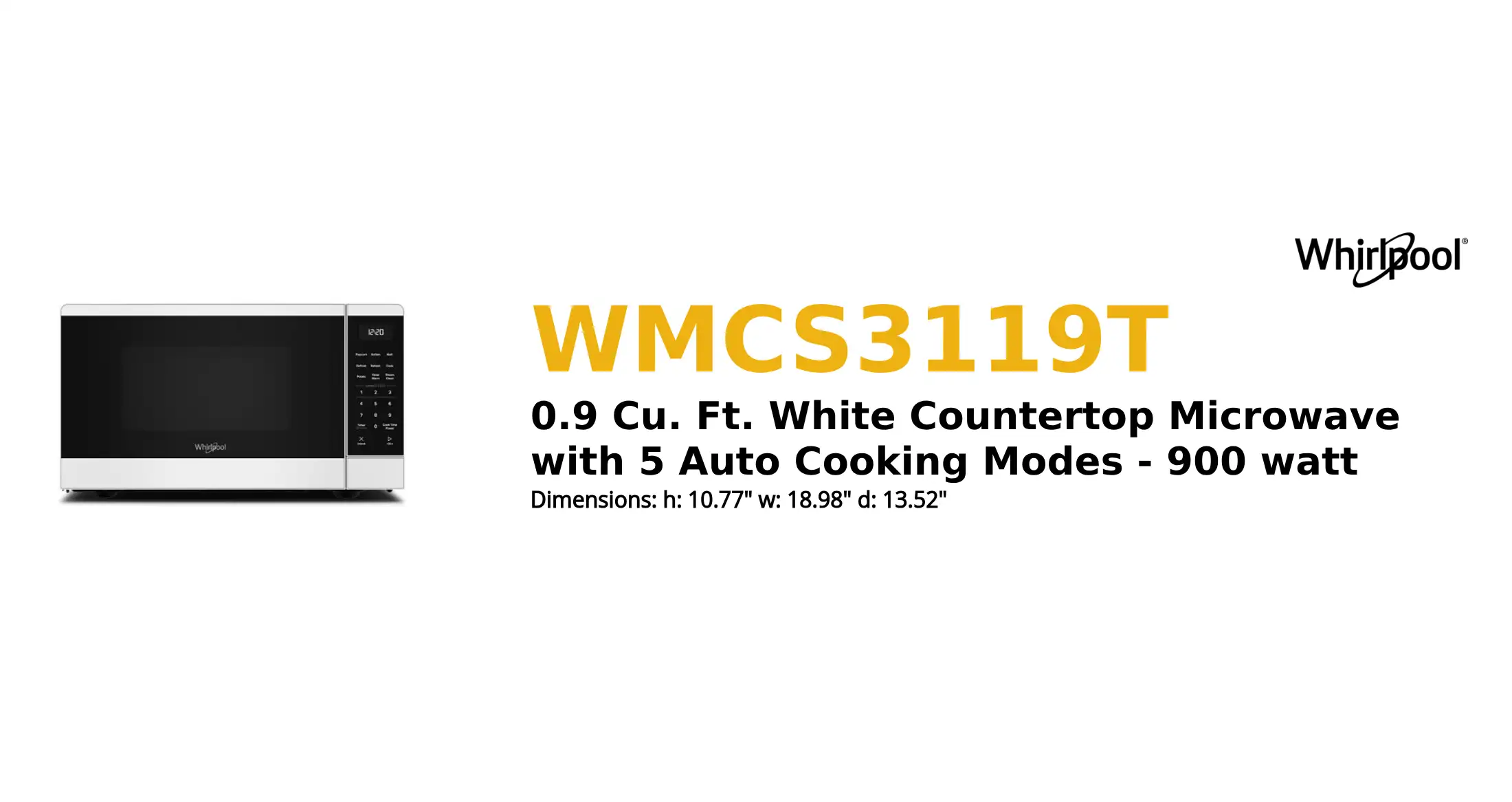WMCS3119T product brief thumbnail