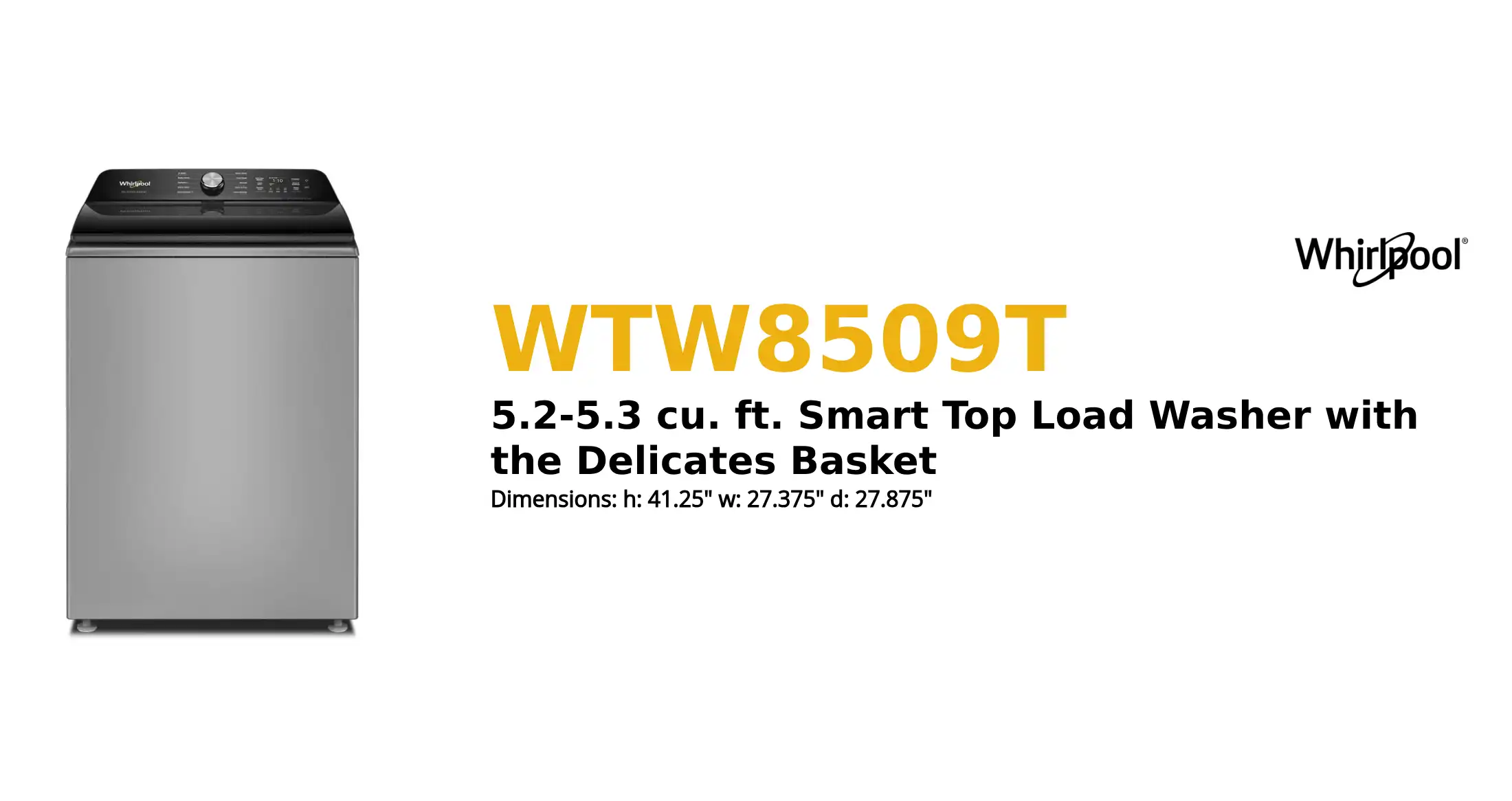 WTW8509T product brief thumbnail