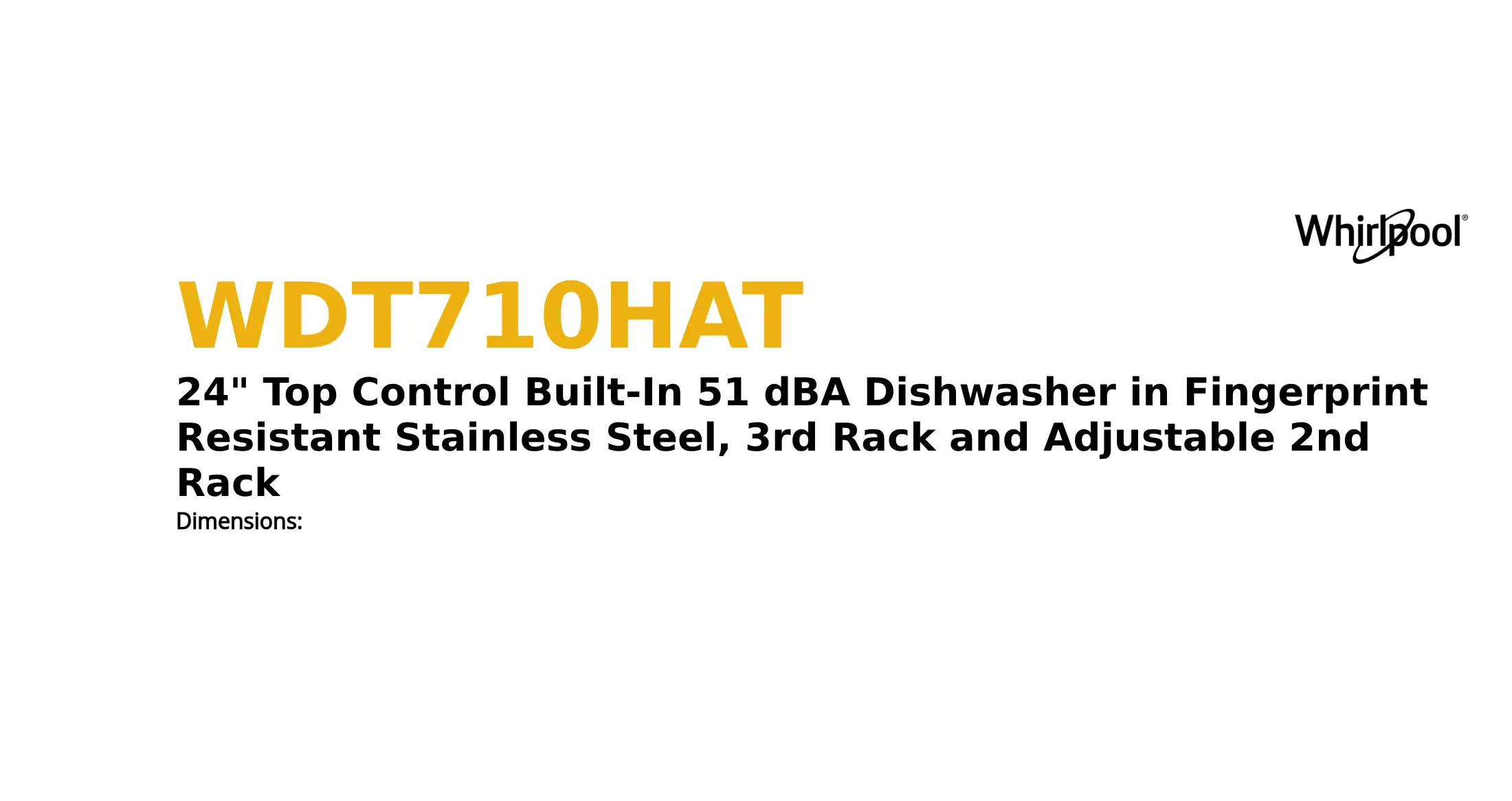 WDT710HAT product brief thumbnail