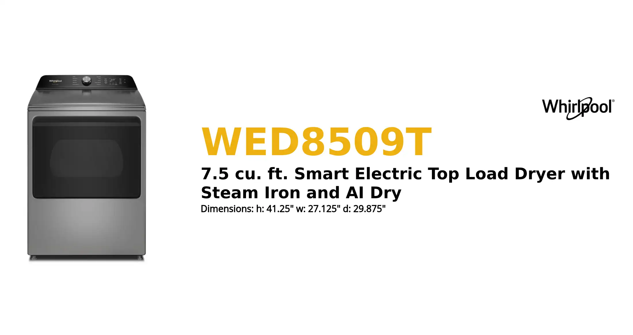 WED8509T product brief thumbnail