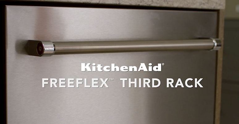 Meet the FreeFlex™ Third Rack - KitchenAid® Dishwashers
