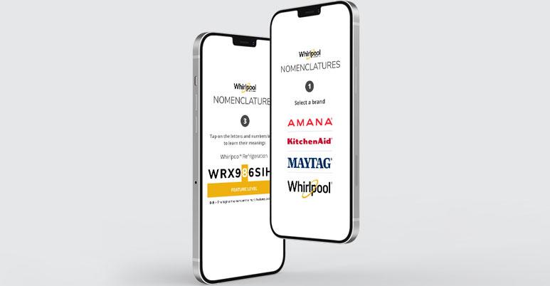 Decipher the Whirlpool Corporation brands Model numbers with this app