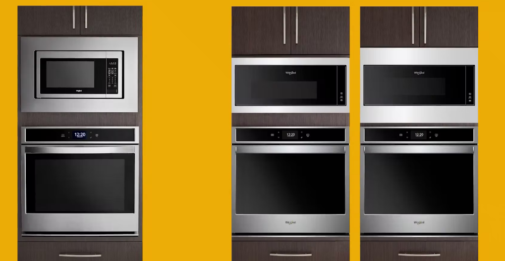 Whether remodeling an existing kitchen or designing a new one, these Built-In Low Profile Trim Kit Microwaves - or Texas Combos - come with the parts needed to seamlessly integrate into your customers cabinets. Plus, thanks to a streamlined, slim design, they look great above an existing wall oven in Whirlpool® or KitchenAid® suites.