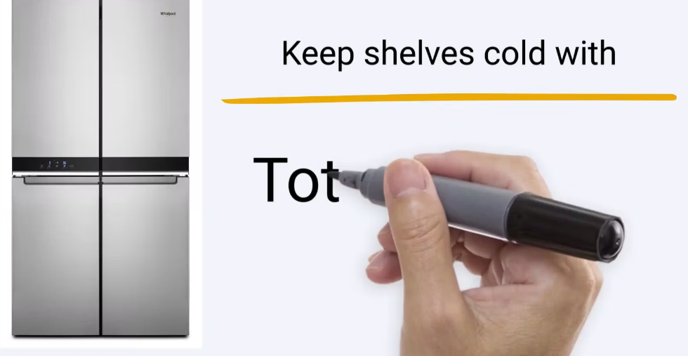 Keep every shelf cold and help get rid of warm spots with TotalCoverage cooling. Fresh, chilled air flows from multiple vents to every shelf and corner, making sure that each item is cooled right—no matter where you store it.