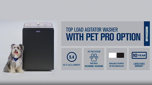 Maytag® Pet Pro System MVW6500M: Product Washer Overview Brand Video