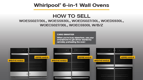 Whirlpool® 5 Series Wall Oven How to Sell