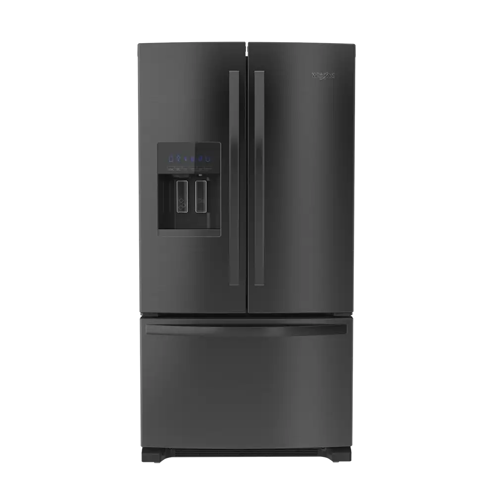 WRF555 Fingerprint black stainless her