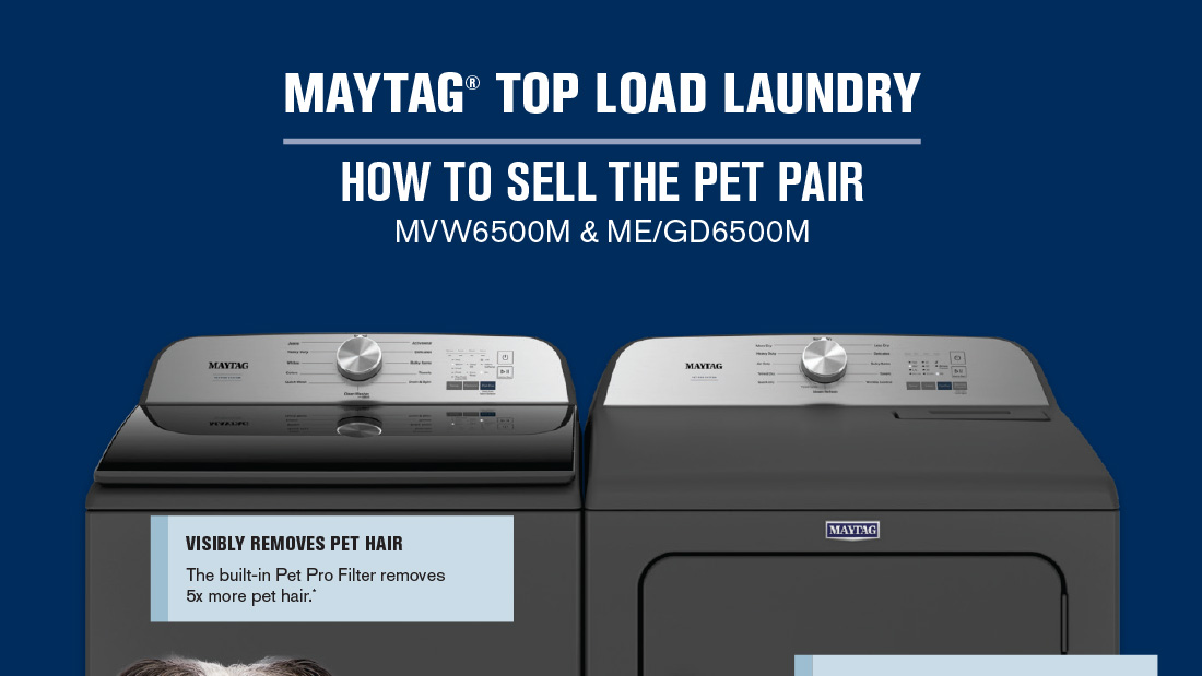 Maytag Pets Pro Top Load Laundry How to sell
