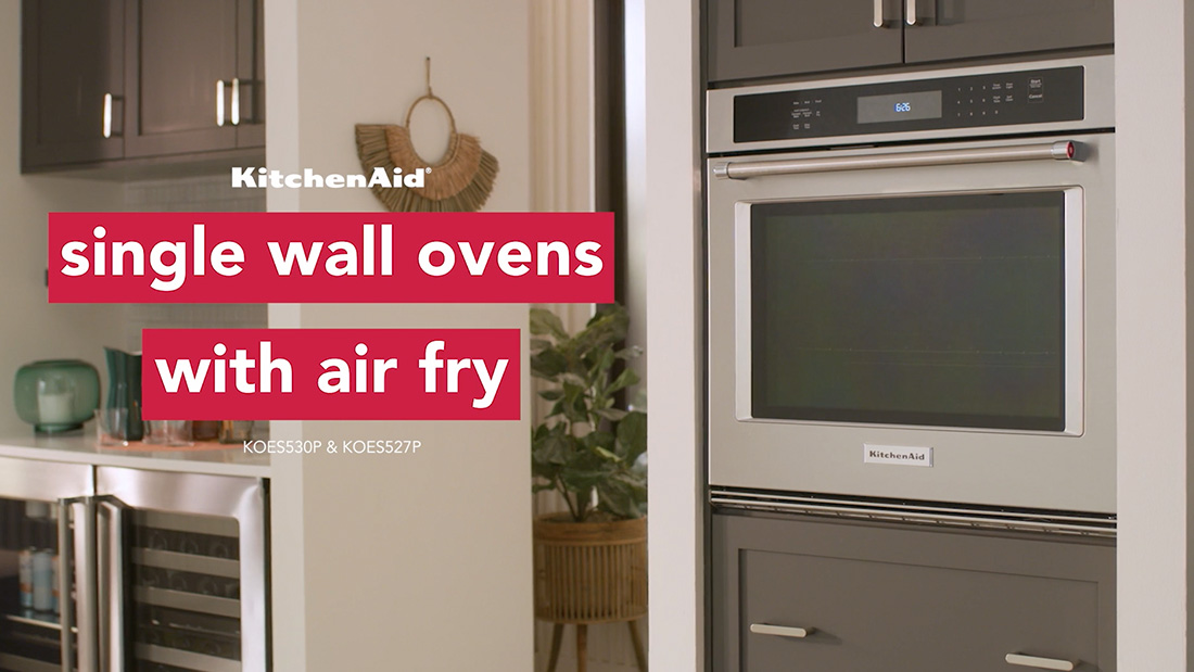 KitchenAid® Single Wall Oven: KOES530P now with Air Fry Mode