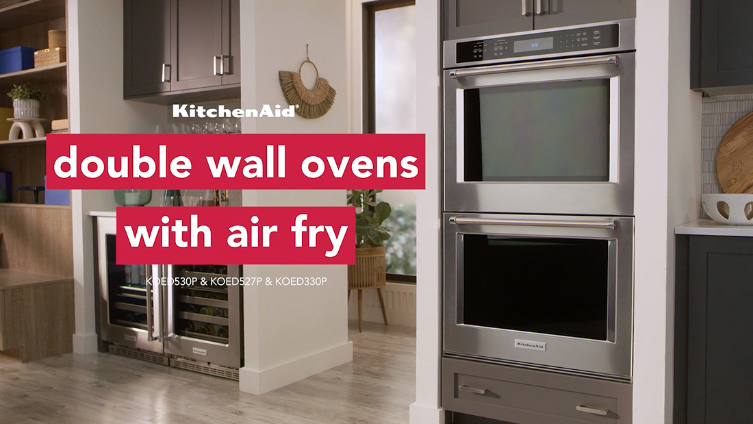 KitchenAid® Double Wall Oven: KOED530P now with Air Fry Mode