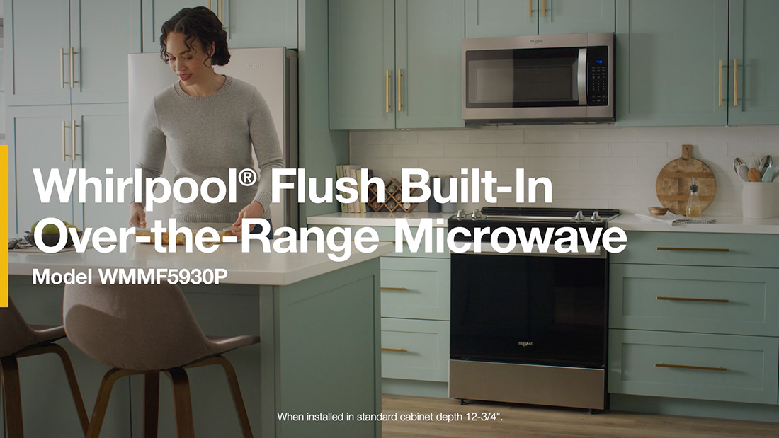 Whirlpool® Over-The-Range Microwave Stepup and Key Step-Up Features for WMMF5930P