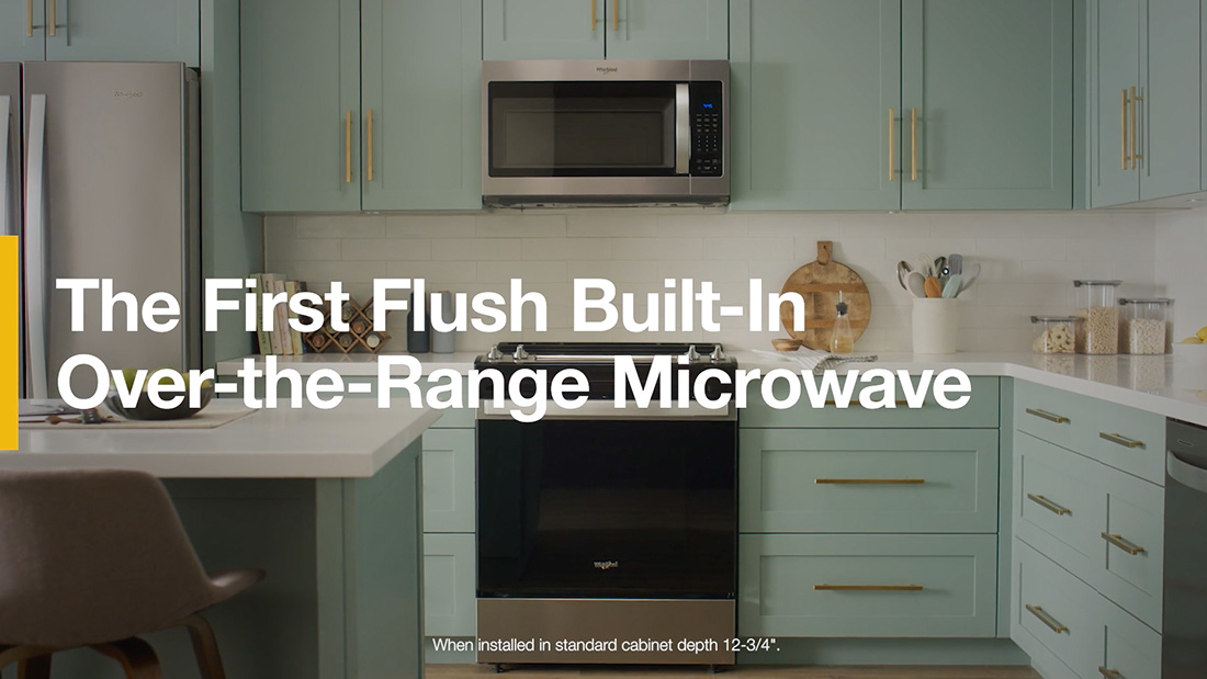 Whirlpool® Over-The-Range Microwave Innovation for the WMMF5930P