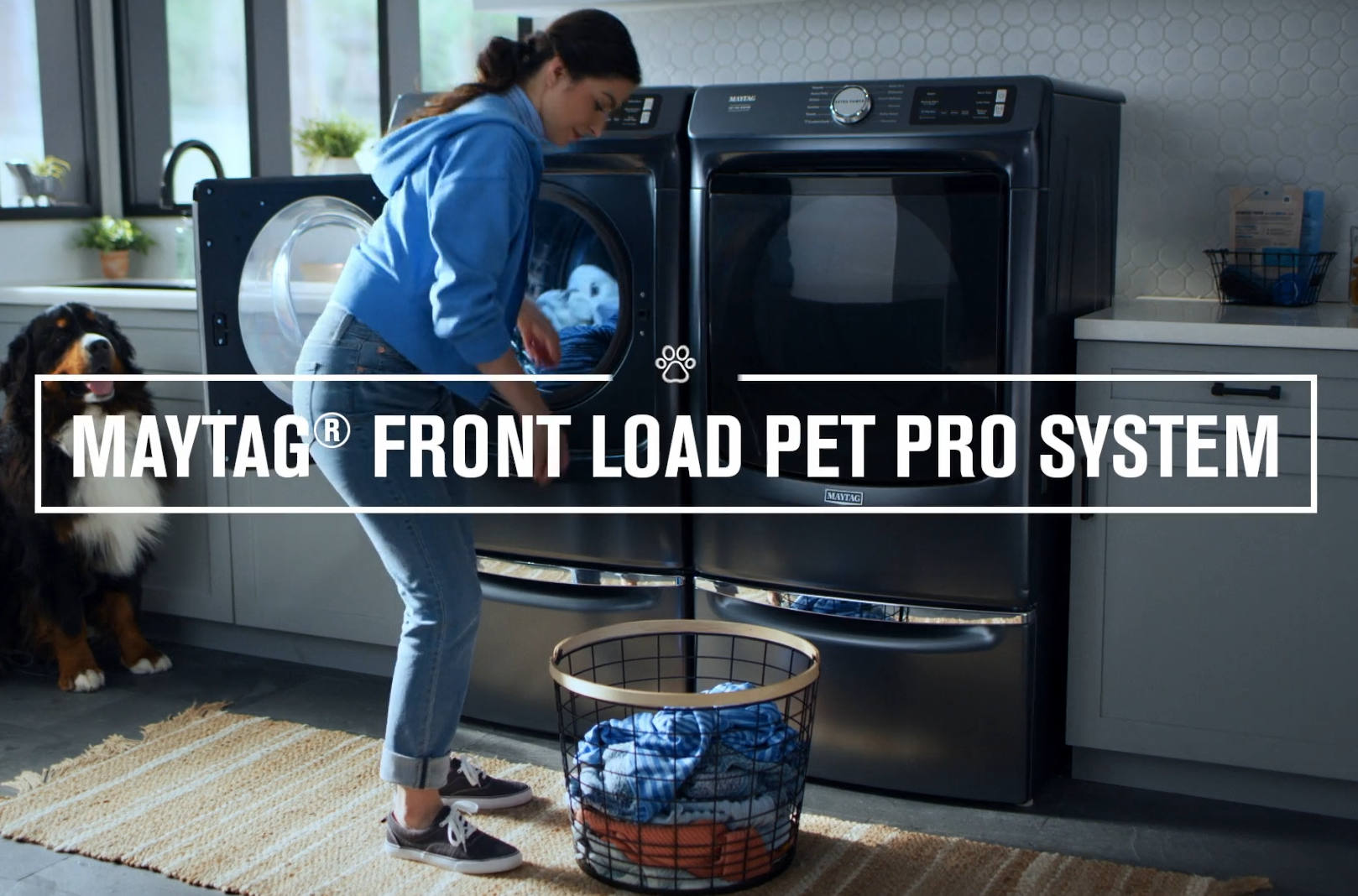 Maytag® Front Load Pet Pro Laundry- Pet Pro System Pair Feature