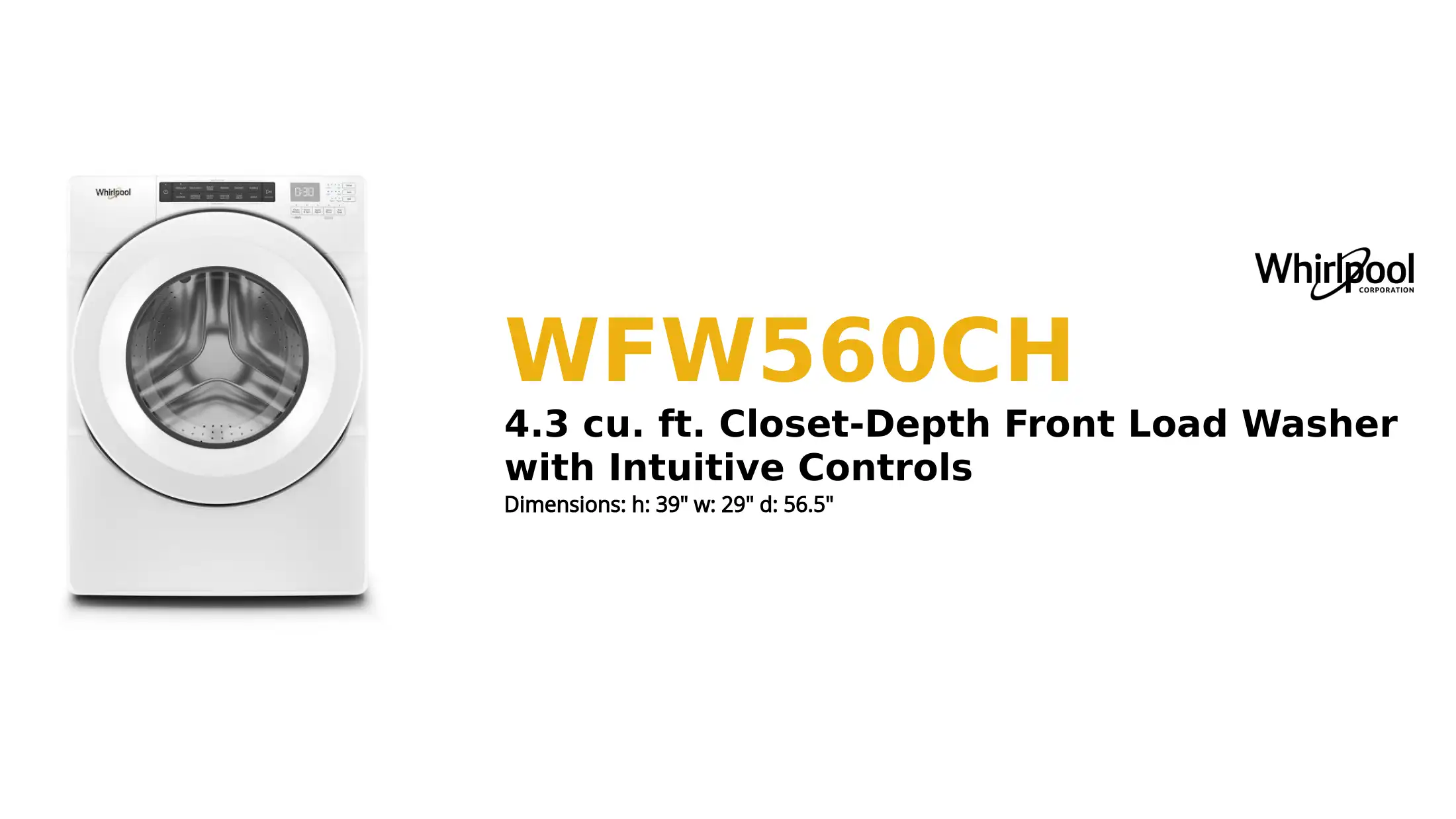 WFW560CH product brief thumbnail