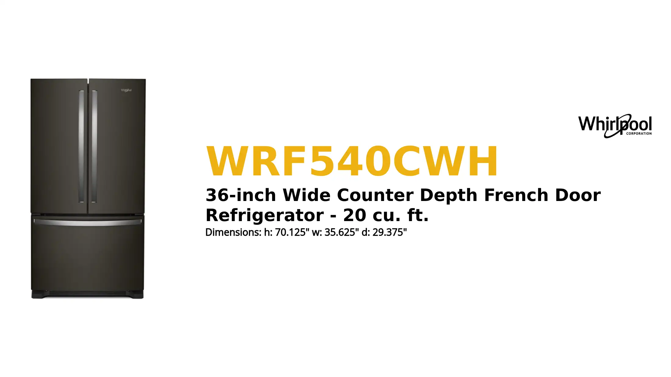 WRF540CWH product brief thumbnail