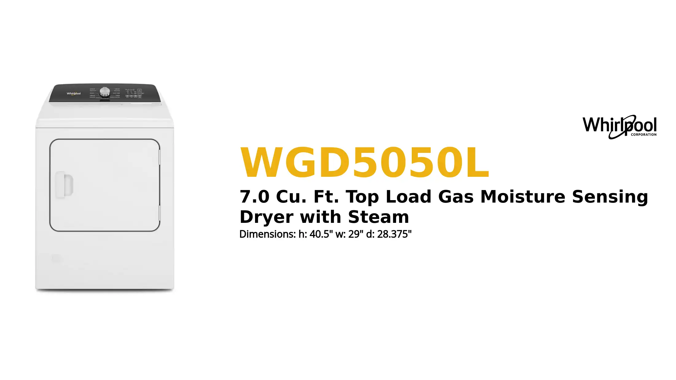 WGD5050L product brief thumbnail