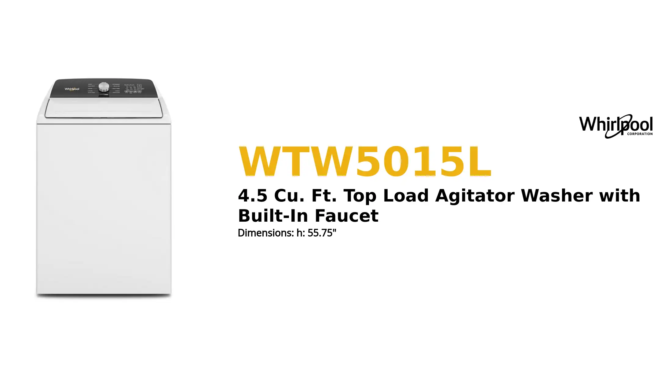 WTW5015L product brief thumbnail