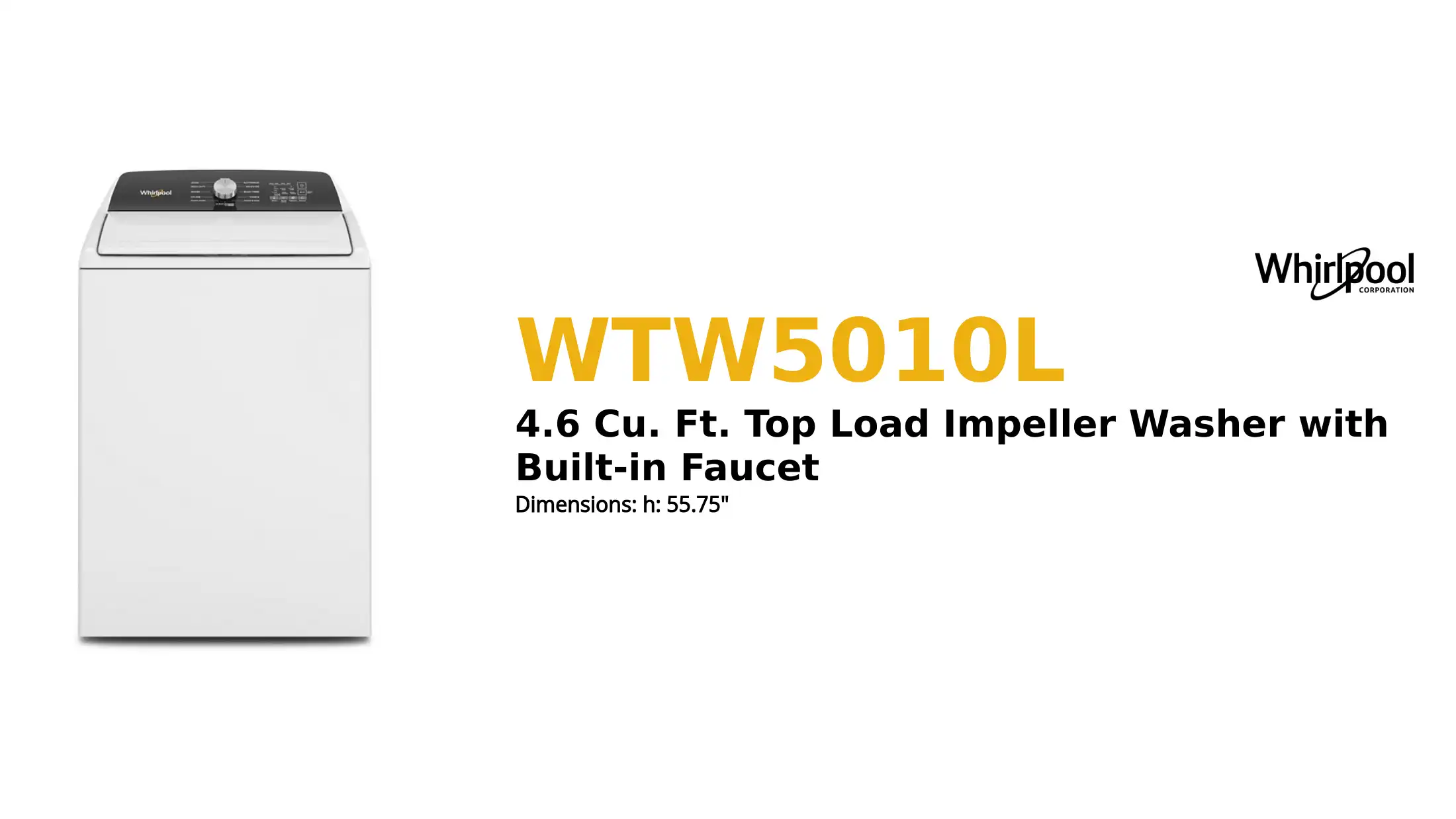 WTW5010L product brief thumbnail